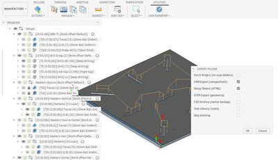 Fusion 360 CAD & CAM Batch Exporter
